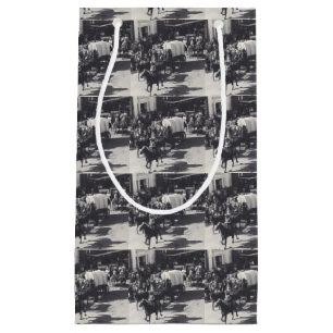 Western Cowboys verschenken Taschentreppe und Wage Kleine Geschenktüte