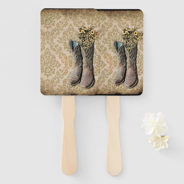 Western-Cowboystiefel Fächer (Vorne und Hinten)