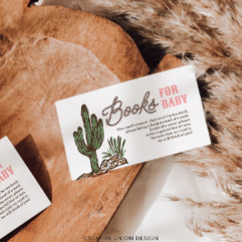 Western Cowgirl Books for Baby Showcard Begleitkarte