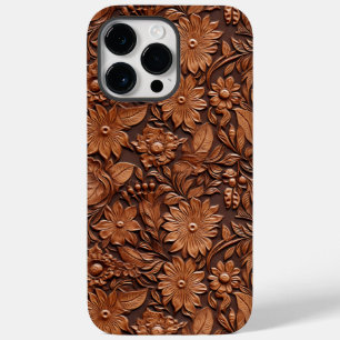 Western Cowgirl Brown Floral Case-Mate iPhone 14 Pro Max Hülle