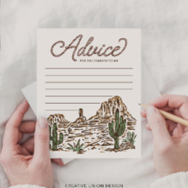 Western Cowgirl Girl Babyduschratenkarte