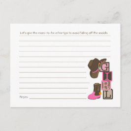 Western Cowgirl Mama Tipp Karte