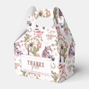 Western Cowgirl Watercolor Geschenkboxen Geschenkschachtel