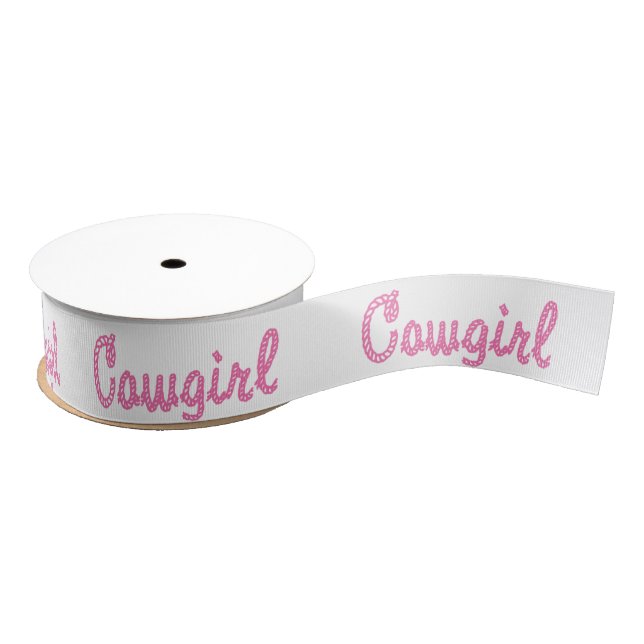 Western Craft Blumengeschenk Ribbon Cowgirl Band B Ripsband (Spule)
