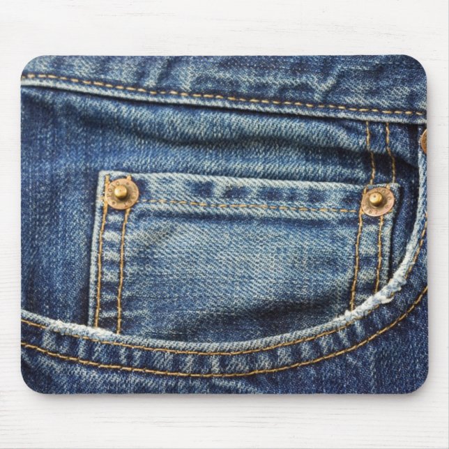 Western-Denim-Jeans-Mausunterlage Mousepad (Vorne)
