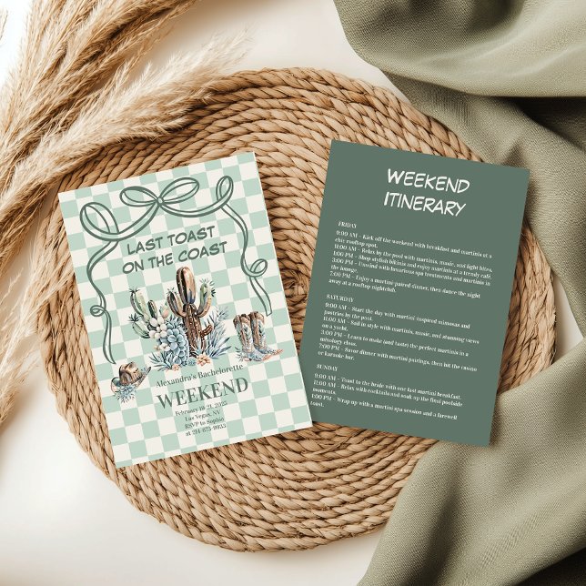 Western Desert Bachelorette Einladung (Von Creator hochgeladen)