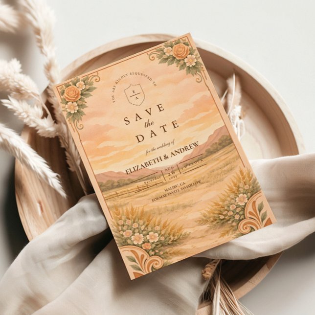Western Desert Canyon Wedding Save The Date (Von Creator hochgeladen)