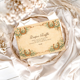 Western Desert Horseshoe Diapper Raffle Begleitkarte