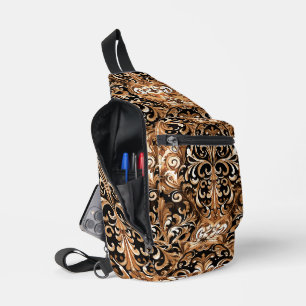 Western-Design mit Lederbespannung Crossbody Bag