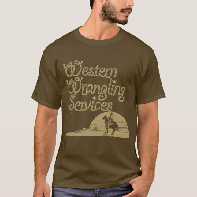 Western-diskutierende Dienstleistungen T-Shirt (Vorderseite)