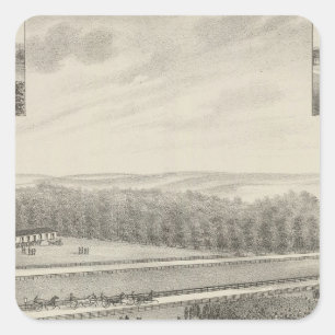 Western Driving and Exhibition Park, Kansas Quadratischer Aufkleber