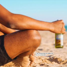 Western-Ebenen für Wildpferde im Detail anpassen Bierflaschenetikett