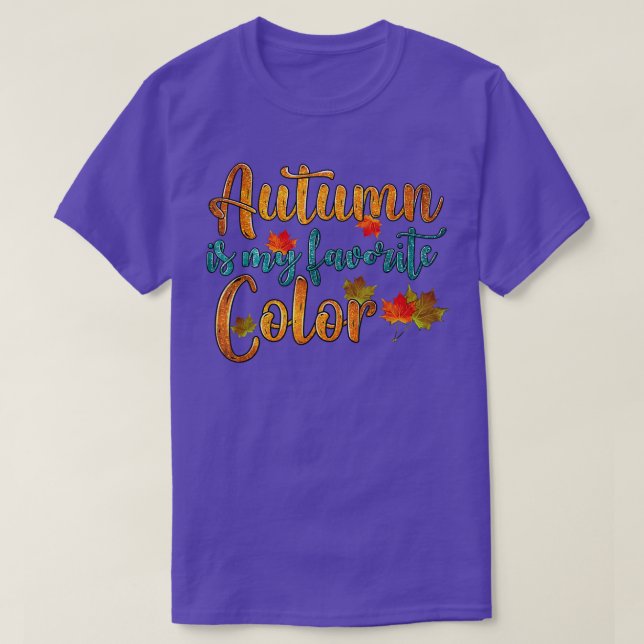 Western Erntedank Herbst Herbst ist mein Lieblings T-Shirt (Design vorne)
