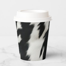 Western Farm Cowhide Pappbecher