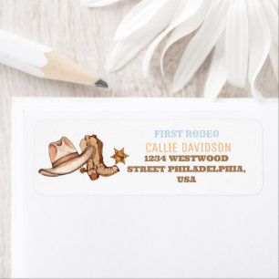 Western First Rodeo Geburtstagsparty Boy