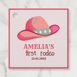 Western First Rodeo Wild West Cowgirl 1. Geburtsta Geschenkanhänger