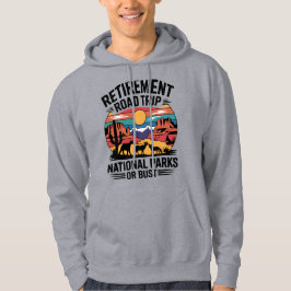 Western für Ruhestandsstraßen für Nationalparks Hoodie