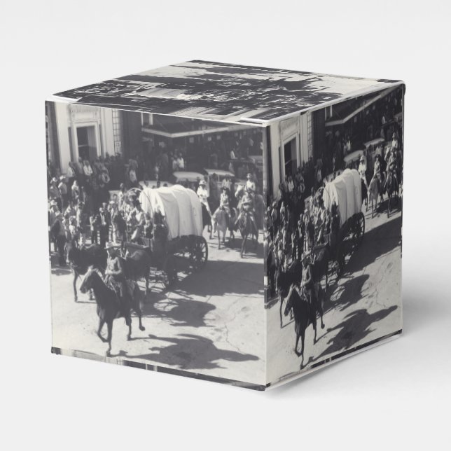 Western Gastgeschenk oder Geschenkboxen Alt West Geschenkschachtel (Vorderseite)