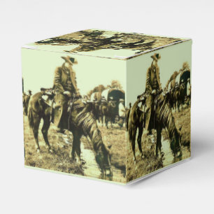 Western Gastgeschenk oder Geschenkboxen Alt West Geschenkschachtel
