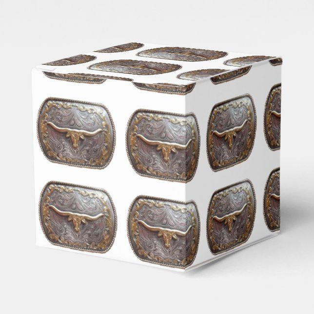 Western Gastgeschenk oder Geschenkboxen Texas Long Geschenkschachtel (Vorderseite)