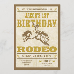 Western Geburtstagsaufenthalt Einladung