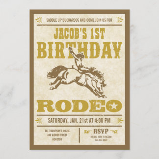 Western Geburtstagsaufenthalt Einladung