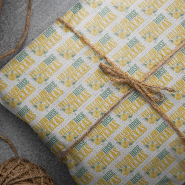 Western Gelbe Rose von Texas Seidenpapier (Von Creator hochgeladen)