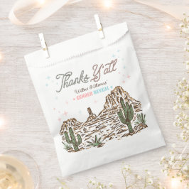 Western Gender Reveal Cowboy oder Cowgirl Geschenktütchen