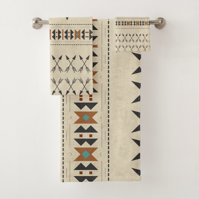 Western Geo Tribal Badhandtuch Set (Insitu)