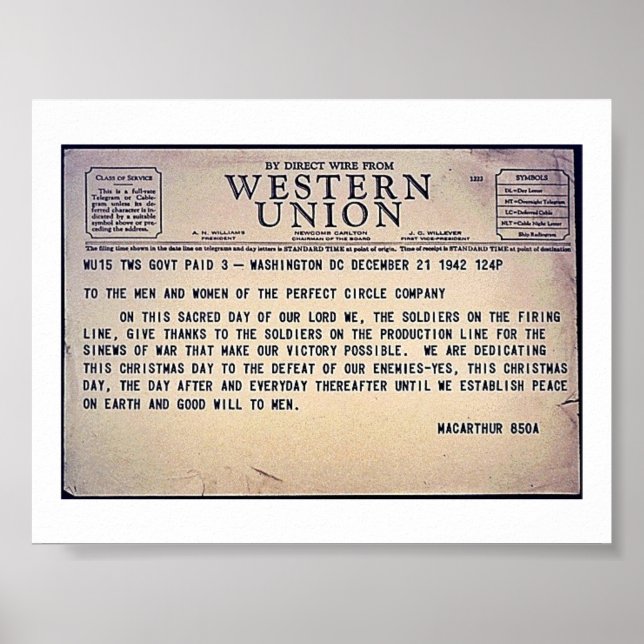 Western Gewerkschaft Poster (Vorne)