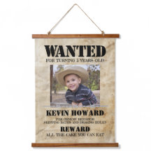 Western Gewollt Geburtstagswald-Tapisserie