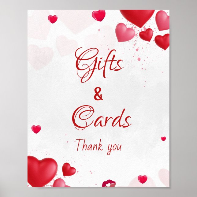 Western Gifts and Cards Bridal Shower  Sign Poster (Vorne)