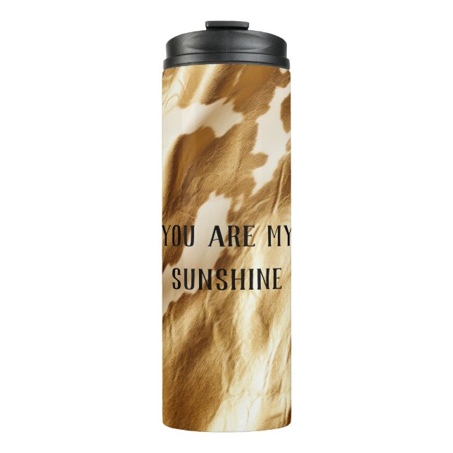 Western Goldcreme Thermosbecher (Vorderseite)