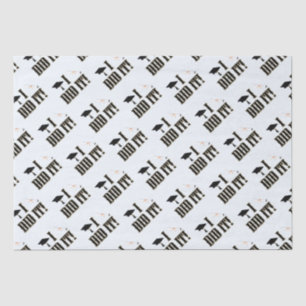 Western Grad Cap und Diploma Abschluss Seidenpapier