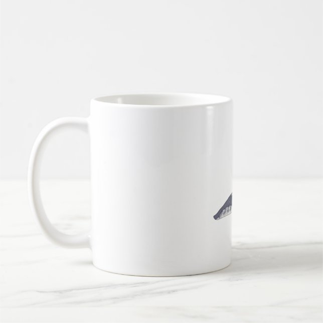 Western Grebe Aquarell Kaffeetasse (Links)