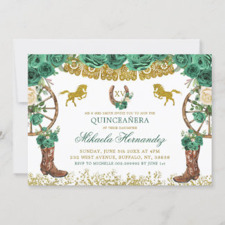 Western Green Hunter Charra Mis Quince Landschaft  Einladung