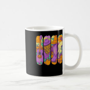 Western Halloween Cowgirl Kürbis Gitarre Stiefel K Kaffeetasse