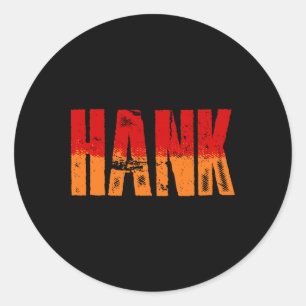 Western Hank Folk Line Tanzen Country Music Runder Aufkleber