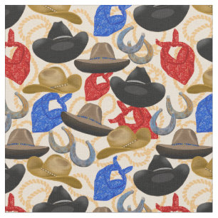 Western Hats und Scarves Stoff