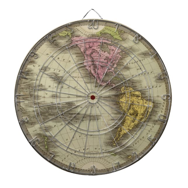 Western-Hemisphäre 10 Dartscheibe (vorne)