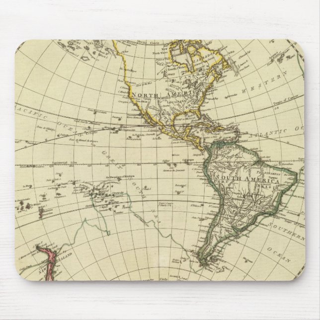 Western Hemisphäre 11 Mousepad (Vorne)