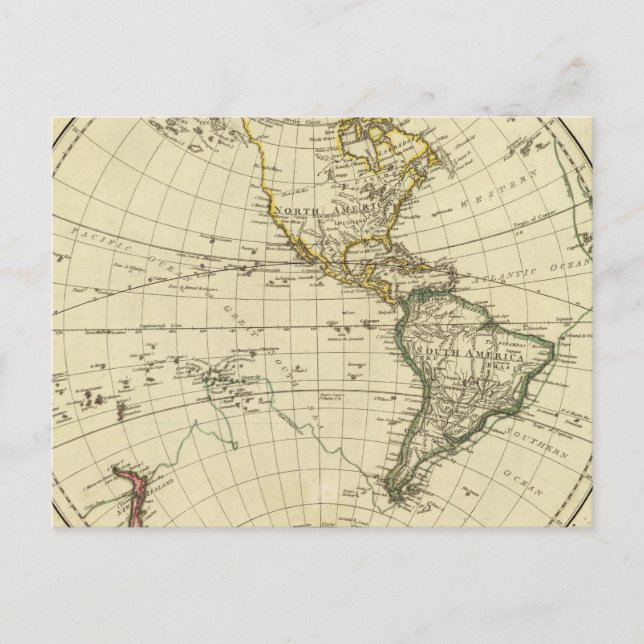 Western Hemisphäre 11 Postkarte (Vorderseite)