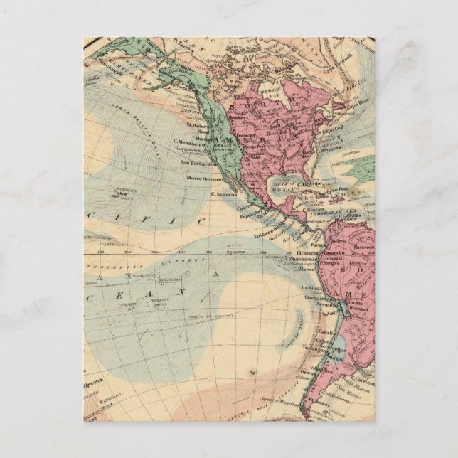 Western Hemisphäre 14 Postkarte (Vorderseite)