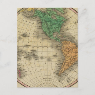 Western Hemisphäre 16 Postkarte