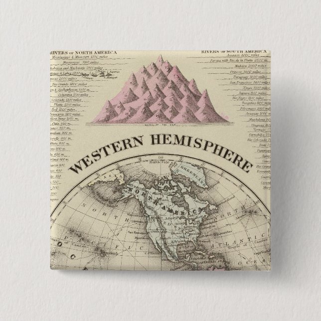 Western Hemisphäre 17 Button (Vorderseite)