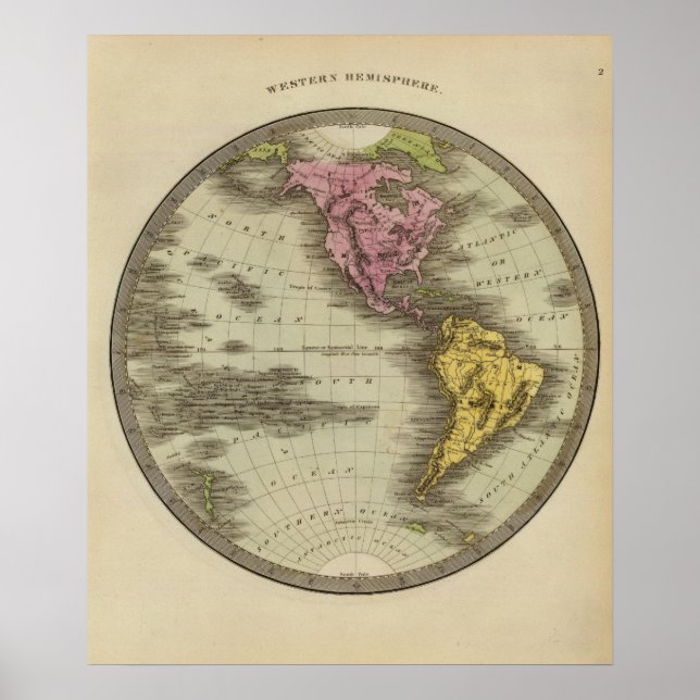 Western Hemisphäre 3 Poster (Vorne)