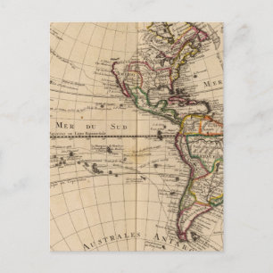 Western Hemisphäre 3 Postkarte