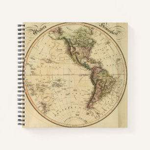 Western Hemisphäre 8 Notizbuch