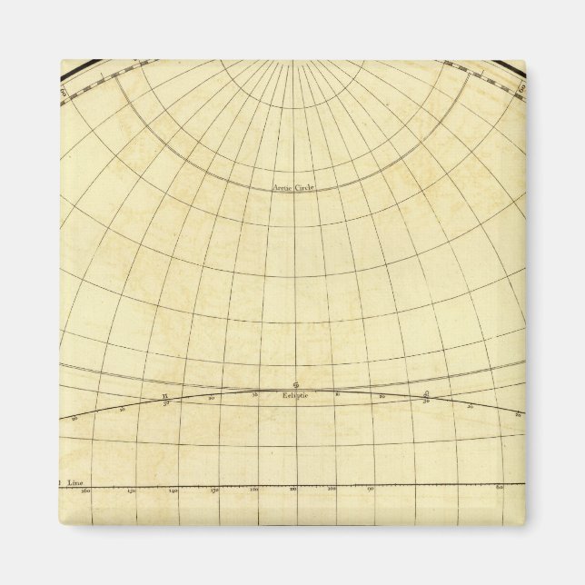 Western Hemisphäre-Kontur Magnet (Vorne)