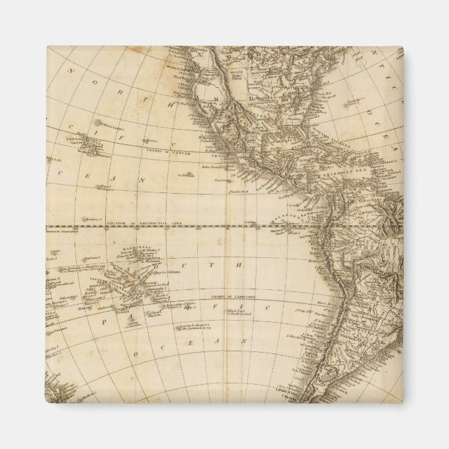 Western Hemisphere 6 Magnet (Vorne)